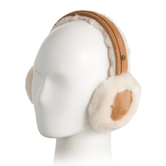 NEW UGG Classic Single Sheepskin Earmuffs Chestnut 462tn - Picture 1 of 2